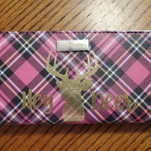 Simply Southern Wallet - Hey Deer - Plaid - NWT